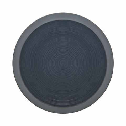 Тарелка обеденная 29см синяя Guy Degrenne Bahia Blue Stone