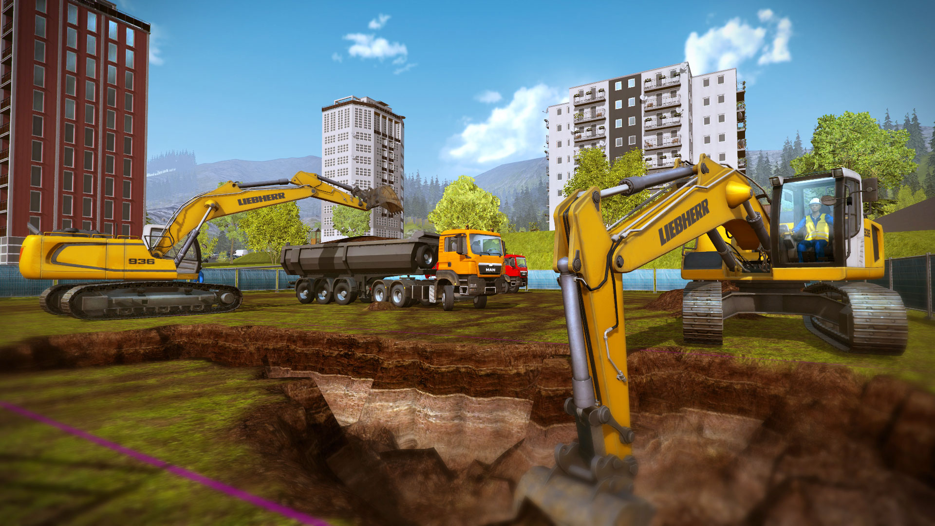 Строительный симулятор. Симуляторы Construction Simulator 2015. Construction Simulator 2015 (2015) игра. Констракшн симулятор 2015 Голд эдитион. Construction Simulator 2015 экскаватор Hitachi.