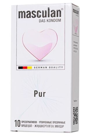 Супертонкие презервативы Masculan Pur - 10 шт. - Masculan Masculan Pur № 10