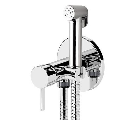 Remer MC65WXV Смеситель с гигиеническим душем Metrica MC65WXV, сталь, шт