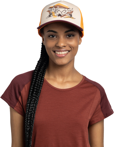 Картинка кепка Buff Trucker Cap Sylva Apricot - 2