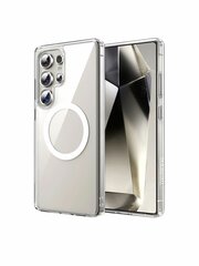Защитный чехол  UGREEN CA184 (65344) Classy Clear Magnetic Protective Case for Samsung Galaxy S25 Ultra, прозрачный