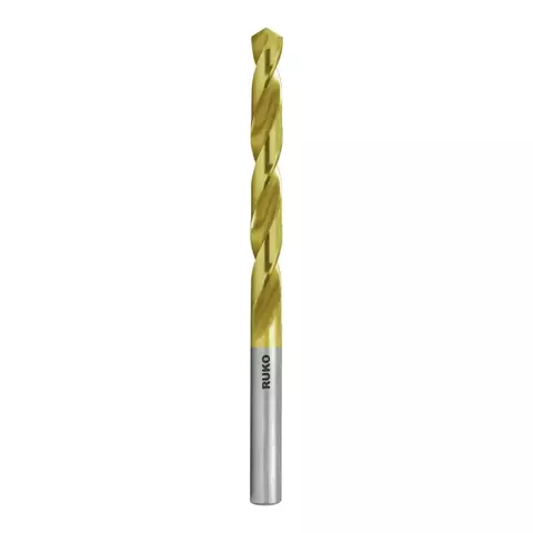 Сверло по металлу ц/х 8,0x117/75мм DIN338 h8 5xD HSS-G TiN 118° Ruko 250080T