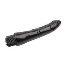 Черный вибратор-реалистик Vibe Cock - 22,5 см. - 