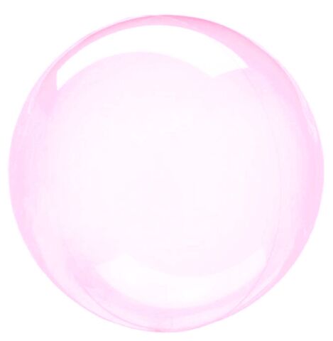 К Deco Bubble (Бабл), 32''/60 см, Кристалл, Розовый, 1 шт.