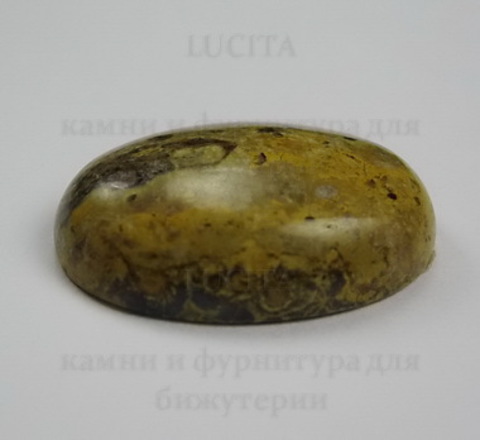 Кабошон овальный Яшма Шкура леопарда, 25х18 мм №6 ()