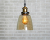 Светильник 20th c. Factory Filament Clear Glass Cloche D14 Smoky