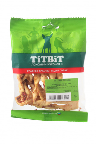 Titbit плетенки из кожи - мягкая упаковка
