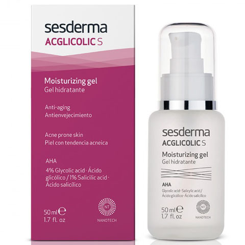 Sesderma ACGLICOLIC S: Гель увлажняющий с гликолевой и салициловой кислотой для лица (Moisturizing Gel)