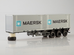 MAZ-6422 with semitrailer container carrier MAZ-938920 Maersk 1:43 Start Scale Models (SSM)