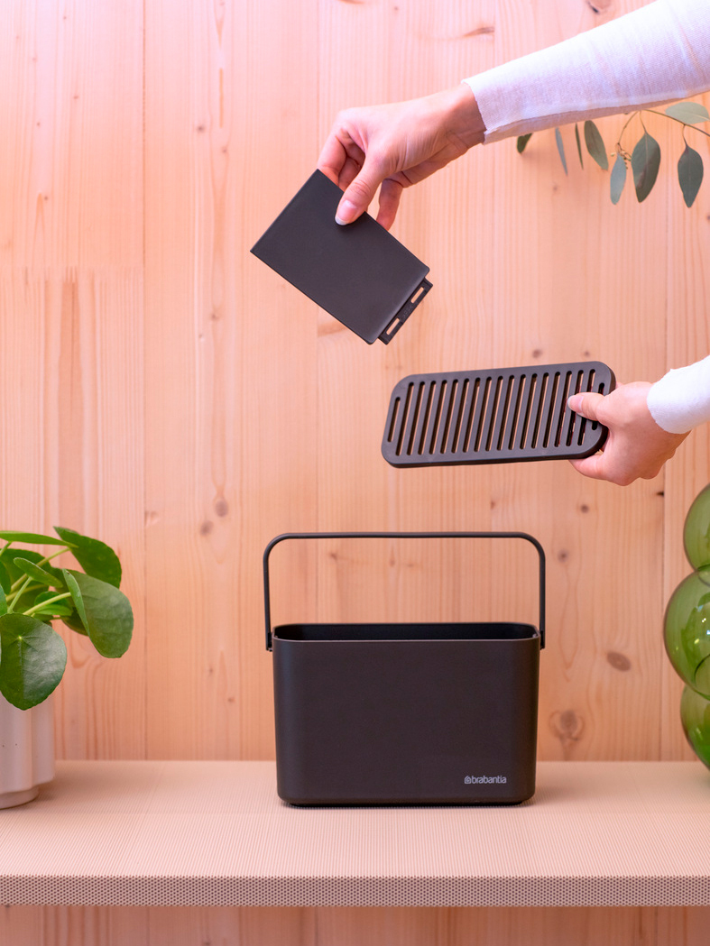 Органайзер для уборки SinkSide, Темно-серый, арт. 233302 - фото 9