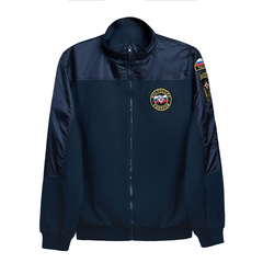 Кофта трикотажная с вставками из болония для сотрудников "ПСЦ, МЧС, МВД, ФСБ, Прокуратуры"