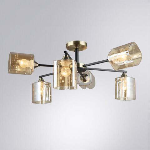 Потолочная люстра Arte Lamp MERCI A4185PL-6BK