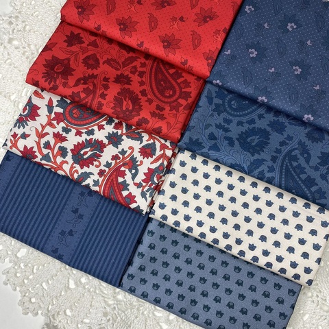 Набор ткани для пэчворка Русские сезоны 1 JulidoQuilt