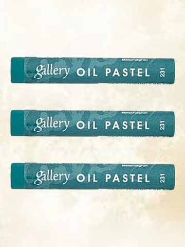 Пастель масляная мягкая профессиональная MUNGYO Gallery Малахитовый зелёный №231 (3шт)