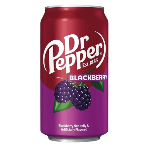 Газированный напиток со вкусом ежевики Dr. Pepper Blackberry, 355 мл