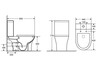 Aquatek AQ4412-00 AQ4412-00 Унитаз напольный, безободковый Aquatek Optima 665x345x775