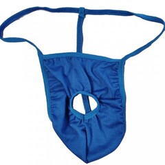 Мужские стринги, синие