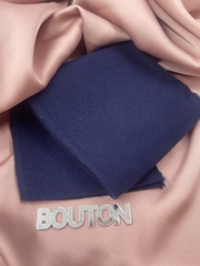 Воротник (подвяз) трикотажный синий 0,4 м, ширина 9 см