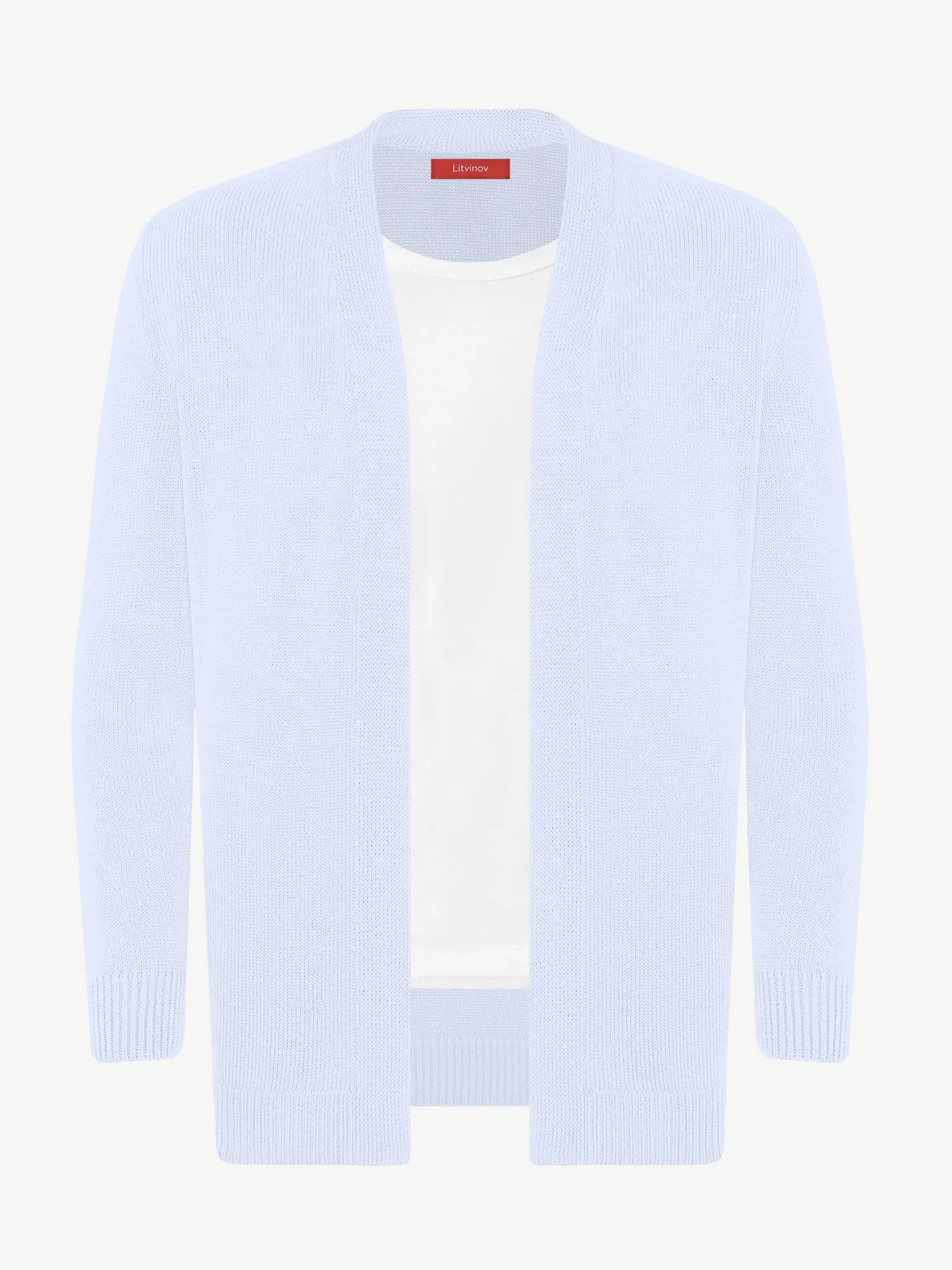 Кардиган с планкой из шелка