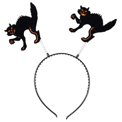 Ободок-антенки, Коты, Черный, 1 шт.