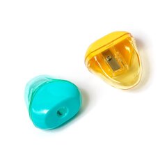 
          Точилка пластиковая Alingar, 1 отверстие, фигурная, с контейнером, цвет ассорти, пластиковая банка