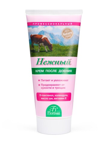 Floresan СИЛЫ ПРИРОДЫ Профессиональный крем после доения Нежный, 150мл