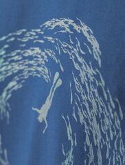 Футболка из премиального хлопка с авторским принтом  U49.045 (122191)