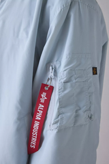 Бомбер Alpha Industries Logo L-2B Hunter Relaxed Mist (Серо-Голубой)