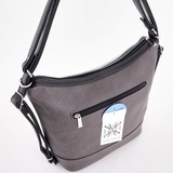 Рюкзак Саломея 1059 мульти итальянский серо-черный