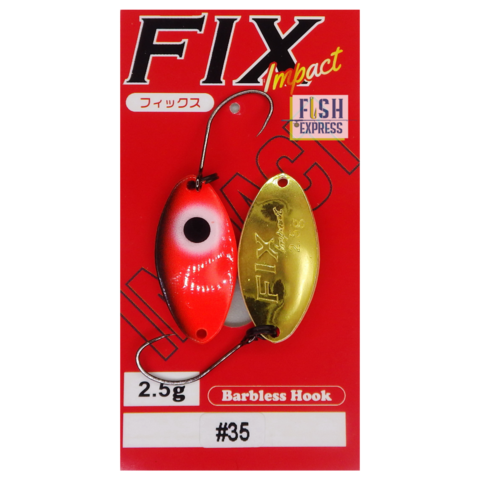 Блесна колеблющаяся FOREST FIX IMPACT 2.5g цвет #35 (РЕПЛИКА)