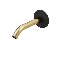 Allen Brau 5.31A18-31GB 5.31A18-31GB PRIORITY 3.0S Излив из стены латунь,встраиваемый,166мм_кольцо-черн.,излив-зол. (367816) фото