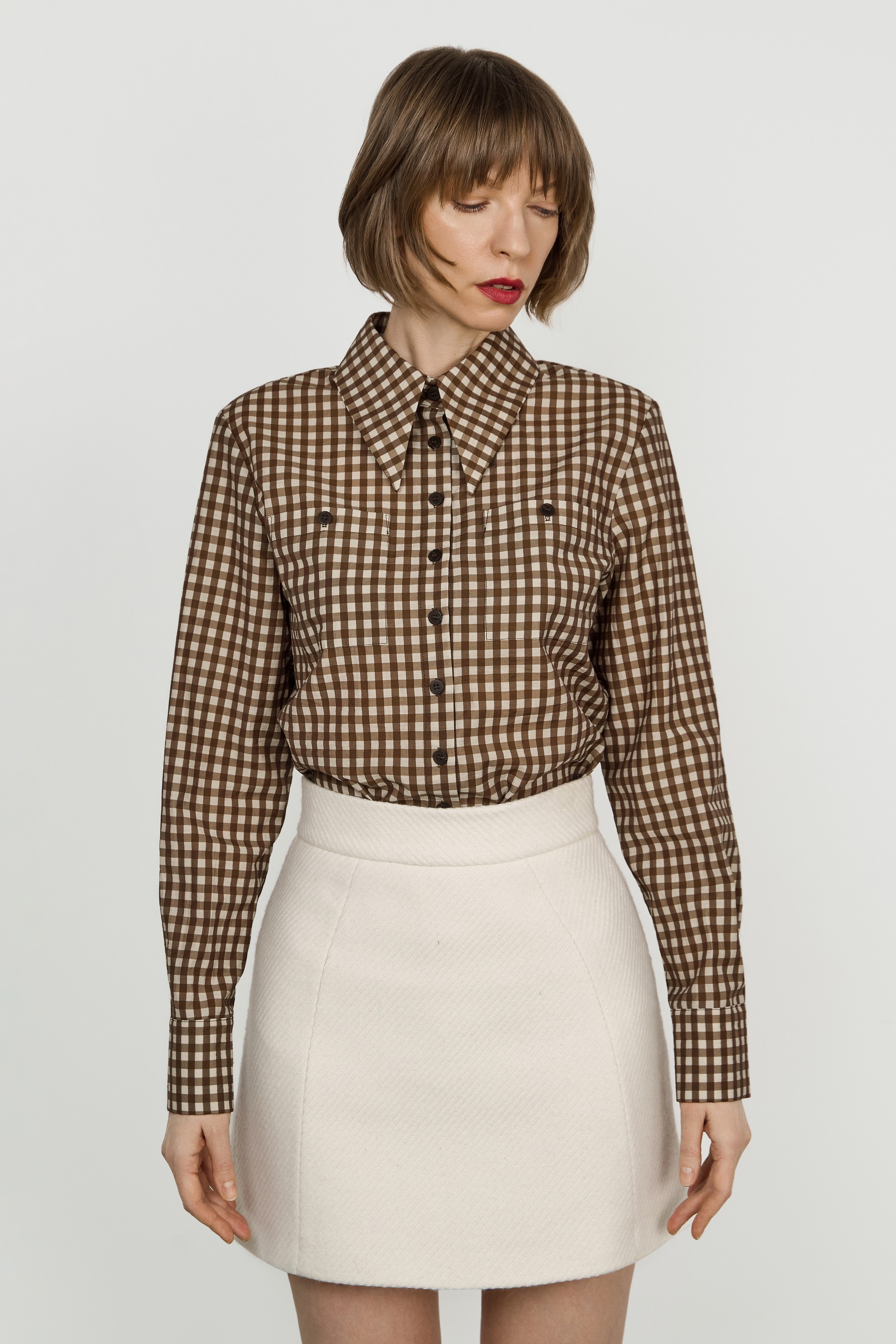 Рубашка в клетку