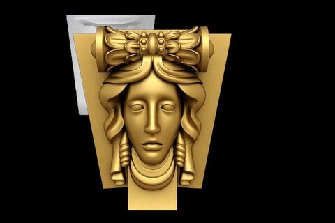 Силиконовый молд № 5654 Кронштейн маскарон