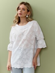 Блузка Милица-1 Виотекс БЕЛЫЙ -3