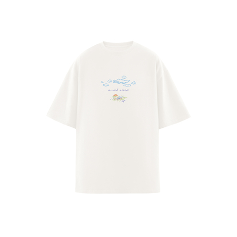 Футболка Called a Garment Doodle Chump T-Shirt "Milk"