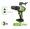 Дрель-шуруповерт ударная акк. Greenworks GD24DD60, 24V, б/щет, 30/60Нм, 1х4Ач, ЗУ, кор (3704107CUB) — фото 1