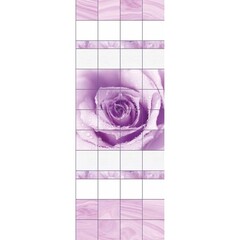 Панель ПВХ фотопечать Вербена Роза 2700х250мм