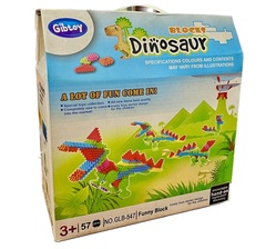Конструктор Gibtoy для Дино, 57дет.