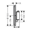 Hansgrohe 15559140 HG 15 559 140  ShowerSelect Comfort S Термостат с регулировкой напора, скрытый монтаж, BBR