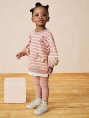 Толстовка и легинсы в комплекте для девочки Next 386-167, Розовый