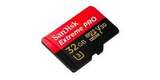 MicroSD 32GB SanDisk microSDHC Class 10 UHS-I A1 V30 U3 Extreme Pro 100MB/s