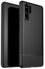 Тонкий чехол на Huawei P30 Pro в стиле карбон, серии Fit от Caseport