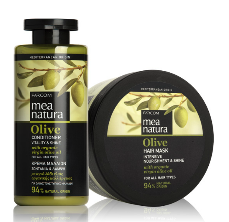 Маска для волос олива. Mea Natura Olive шампунь. Крем FARCOM Mea Natura Olive. Mea Natura шампунь Olive Vitality & Shine. FARCOM кондиционер олива.