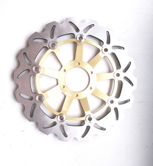 Передние тормозные диски ARASHI для Honda CBR F4 99-00/VFR 800 98-13/XL1000V, золотые