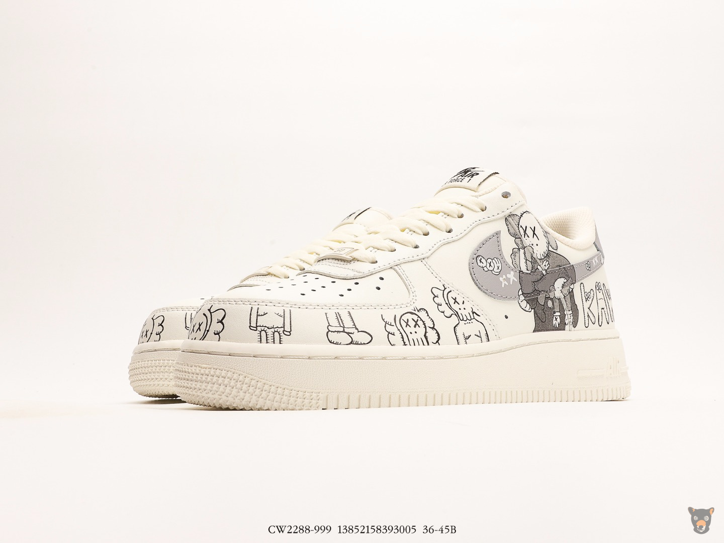Nike air force 1 x kaws discount