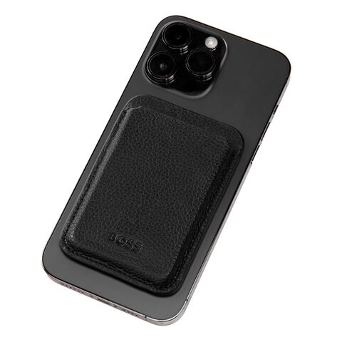 Картхолдер с магнитом Mobile Classic Grained