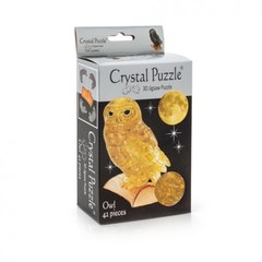 Головоломка Crystal Puzzle Сова золотая 90247