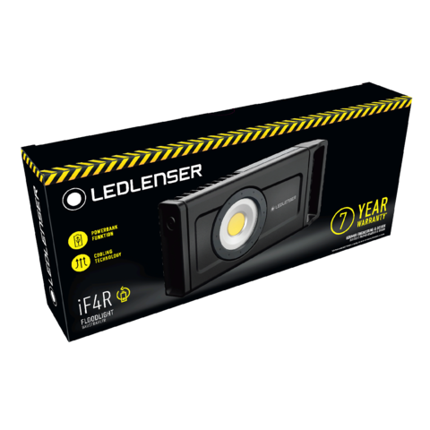 Фонарь универсальный Led Lenser IF4R, чёрный, светодиодный, 21700x2 (502001)