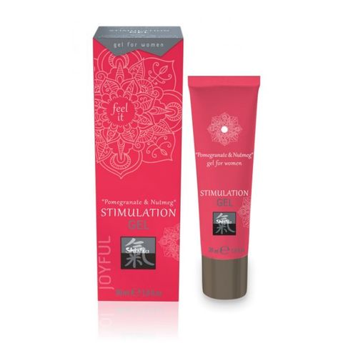 Возбуждающий интимный гель для двоих STIMULATION GEL Pomegranate & Nutmeg - 30 мл. - Shiatsu 67210